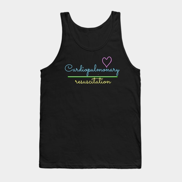 T-shirt for all who care: Cardiopulmonary resuscitation Tank Top by Namwuob